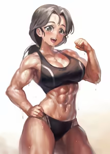 Page 21 of Girls und Panzer characters are muscular women - preview thumbnail