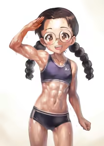 Page 22 of Girls und Panzer characters are muscular women - preview thumbnail