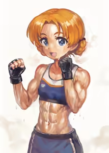 Page 30 of Girls und Panzer characters are muscular women - preview thumbnail