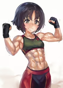 Page 31 of Girls und Panzer characters are muscular women - preview thumbnail