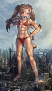 Page 66 of Girls und Panzer characters are muscular women - preview thumbnail