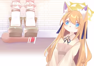 Page 16 of Mari-Chan Waiting For The Meeting - preview thumbnail