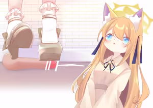 Page 23 of Mari-Chan Waiting For The Meeting - preview thumbnail