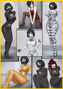 生化危机--绝美全包女囚 01-04 - hentai manga cover image