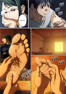 Page 7 of Drowning in Maki-sama's Toes 真希様の足先に溺れて - preview thumbnail