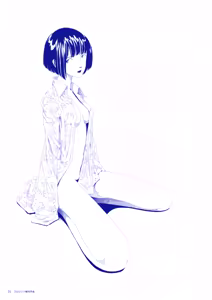 Page 218 of WHITE Yamamoto Naoki Art book - preview thumbnail