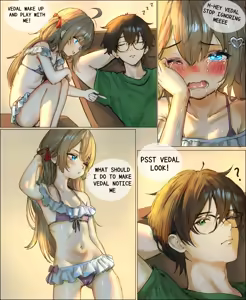 Swimsuit Neuro Short Comic — hentai manga cover on Fhentai