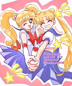 Page 119 of sailor moon art compilation - preview thumbnail