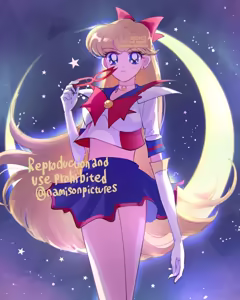 Page 128 of sailor moon art compilation - preview thumbnail