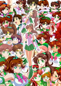 Page 266 of sailor moon art compilation - preview thumbnail