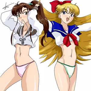 Page 290 of sailor moon art compilation - preview thumbnail