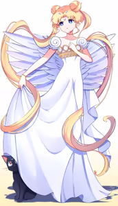 Page 37 of sailor moon art compilation - preview thumbnail