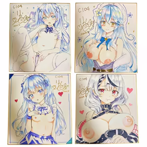 Page 21 of Various Tegaki  Shikishi  Analog Illust Shuu - Analog illustration collection - preview thumbnail