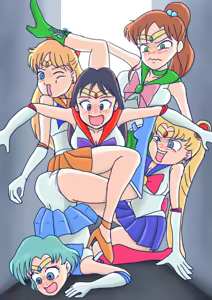 Page 164 of sailor moon art compilation - preview thumbnail
