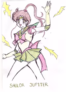 Page 241 of sailor moon art compilation - preview thumbnail