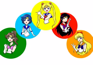 Page 261 of sailor moon art compilation - preview thumbnail