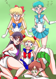 Page 290 of sailor moon art compilation - preview thumbnail