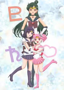 Page 394 of sailor moon art compilation - preview thumbnail
