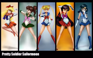 Page 199 of sailor moon art compilation - preview thumbnail