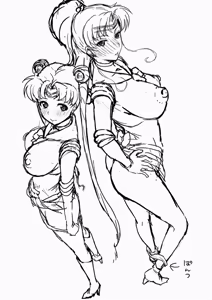 Page 277 of sailor moon art compilation - preview thumbnail