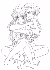 Page 121 of sailor moon art compilation - preview thumbnail
