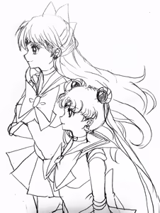 Page 123 of sailor moon art compilation - preview thumbnail