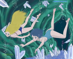 Page 57 of sailor moon art compilation - preview thumbnail