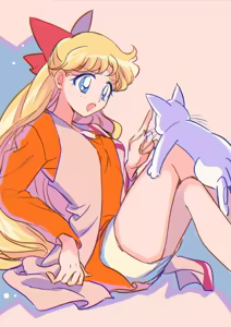 Page 101 of sailor moon art compilation - preview thumbnail
