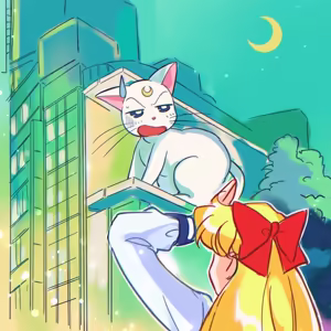Page 106 of sailor moon art compilation - preview thumbnail