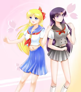 Page 130 of sailor moon art compilation - preview thumbnail
