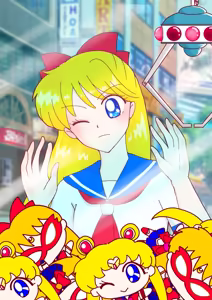 Page 132 of sailor moon art compilation - preview thumbnail