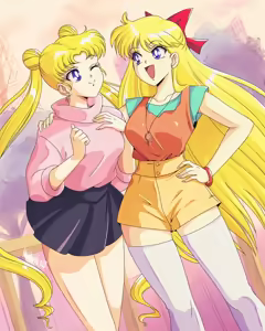 Page 137 of sailor moon art compilation - preview thumbnail