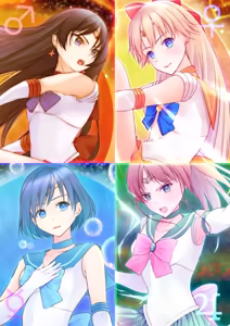 Page 143 of sailor moon art compilation - preview thumbnail
