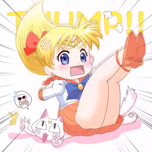 Page 144 of sailor moon art compilation - preview thumbnail