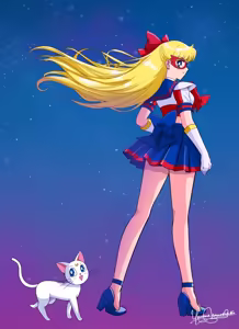 Page 201 of sailor moon art compilation - preview thumbnail