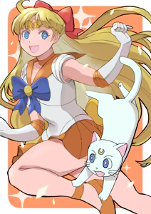 Page 221 of sailor moon art compilation - preview thumbnail