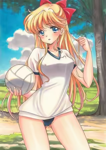 Page 257 of sailor moon art compilation - preview thumbnail