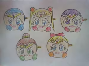 Page 259 of sailor moon art compilation - preview thumbnail