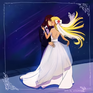 Page 302 of sailor moon art compilation - preview thumbnail