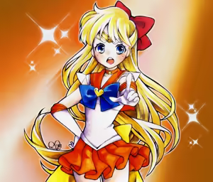 Page 310 of sailor moon art compilation - preview thumbnail