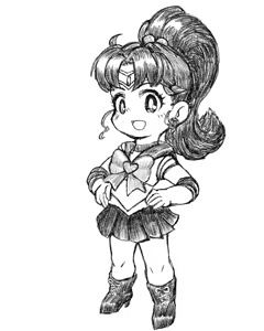 Page 345 of sailor moon art compilation - preview thumbnail