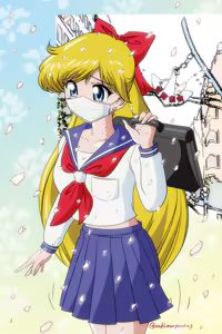 Page 35 of sailor moon art compilation - preview thumbnail