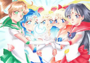 Page 403 of sailor moon art compilation - preview thumbnail