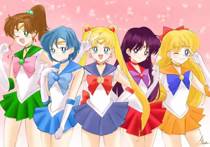 Page 428 of sailor moon art compilation - preview thumbnail