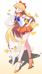Page 55 of sailor moon art compilation - preview thumbnail