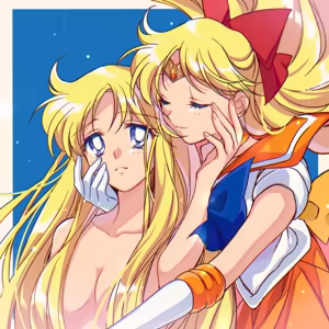 Page 91 of sailor moon art compilation - preview thumbnail