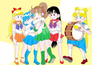 Page 121 of sailor moon art compilation - preview thumbnail