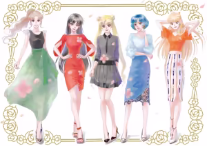 Page 46 of sailor moon art compilation - preview thumbnail