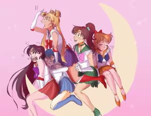 Page 127 of Sailor moon art compilation - preview thumbnail