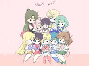 Page 134 of Sailor moon art compilation - preview thumbnail